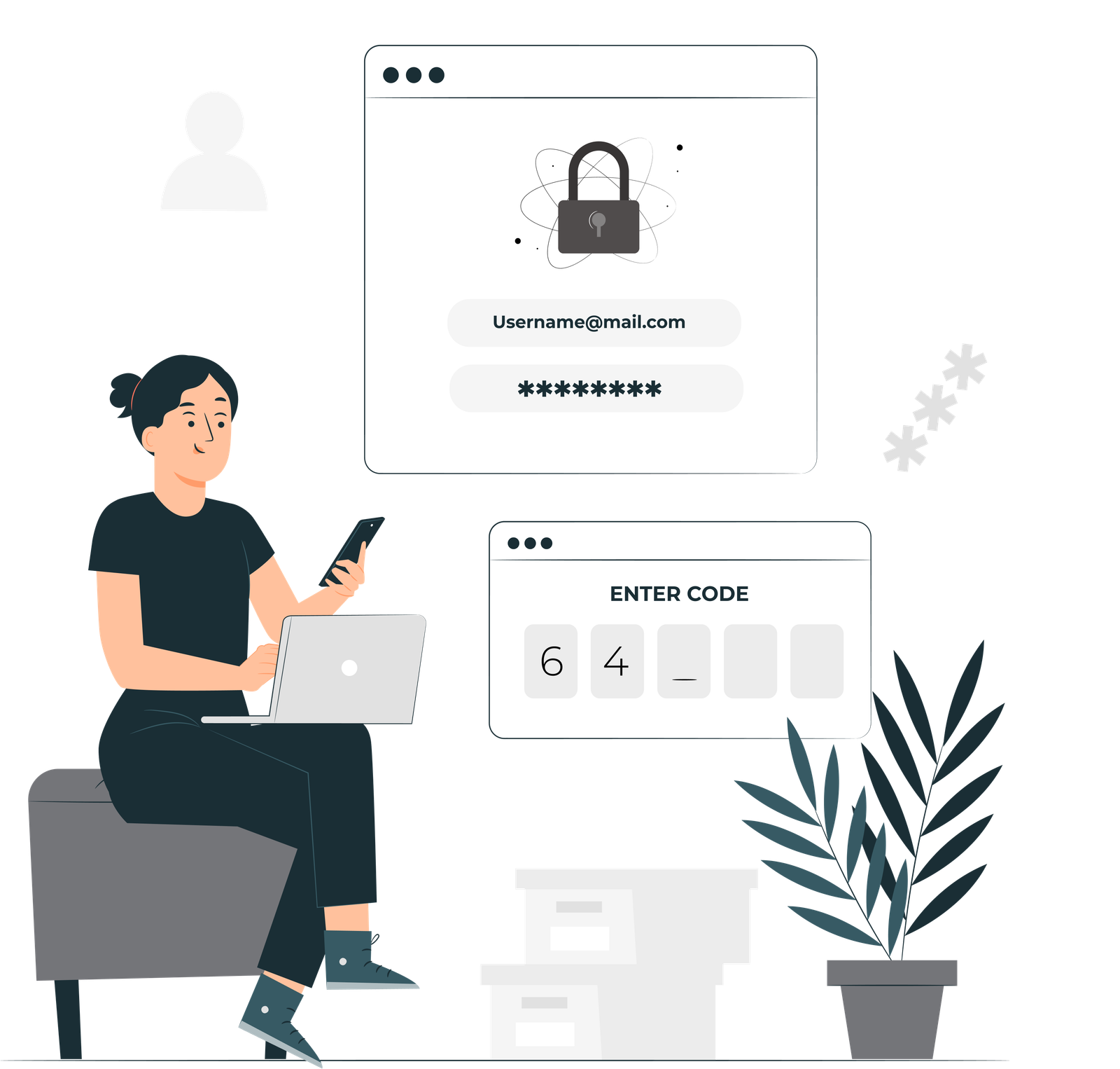 Forgot password illustration